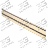 BIRD BARRIER Electrified Bird Shock Track: Stainless Steel, Beige, Crimp, 2 in Ht, 50 ft Lg (MPN BS-FBG60). Key specifications — attr976640: BIRD BARRIER; attr976644: Beige; attr976647: Crimp; attr976658: Stainless Steel; attr976674: Bird Repellent Straight Track.