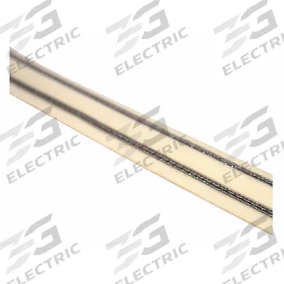 BIRD BARRIER Electrified Bird Shock Track: Stainless Steel, Beige, Crimp, 2 in Ht - Bird Control Shock Tracks