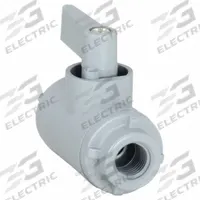 APPROVED VENDOR Manual Two-Way Ball Valve: 1/8 in, PVC, Straight, FNPT x FNPT, Full Port Ball Port (MPN 5742890). Key specifications — Brand: APPROVED VENDOR; Handle: Wedge.