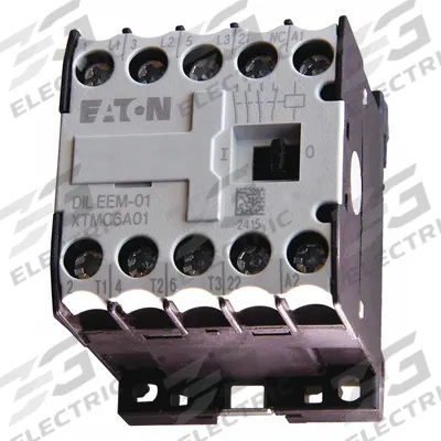 EATON Miniature IEC Magnetic Contactor: Non-Reversing, 3 Poles, 3NO Contacts - Miniature, Non-Reversing IEC Contactors