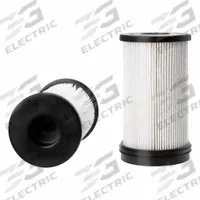 FLEETGUARD Automotive Fuel Filter: 14 3/16 in Overall Lg, 4 1/4 in Outside Dia, 1 in Inside Dia (MPN FS20176). Key specifications — Brand: FLEETGUARD; Media Material: Plastic; Compatible Vehicle Make: Van Hool.