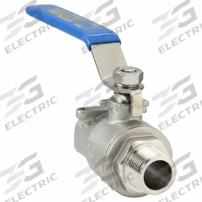 APPROVED VENDOR Manual Two-Way Ball Valve: 3/4 in, 316 Stainless Steel, Straight Valve Body - Stainless Steel Ball Valves