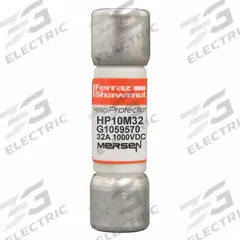 Solar Fuse: HP10M Series, Gen Purpose, 32 A, 1 kV DC (MPN HP10M32). Key specifications — Series: HP10M; Brand: MERSEN.