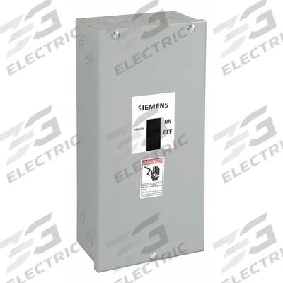 Siemens Circuit Breaker Enclosure: 3 Spaces, 100 A Amps, Surface Mounting - Siemens Circuit Breaker Enclosures