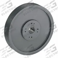 APPROVED VENDOR V-Belt Pulley: 8V4000, 5 Groove, 40 in OD, Bushed Bore, M, For 8V/8VX Belt Section (MPN 58V4000M). Key specifications — Pulley Industry Number: 8V4000; Pitch Diameter: 40 in (8V); For Belt Section (broad, with similar types): 8V or 8VX.