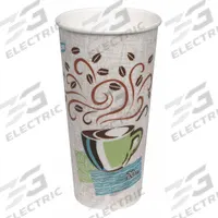 DIXIE Disposable Hot Cup: 20 oz Capacity, Multi, Paper, Individually Wrapped, Coffee Haze, 500 PK (MPN 5320CD). Key specifications — attr552470: DIXIE; attr561678: Yes; attr552476: Paper; attr552475: PK; attr552478: Yes; attr552482: Coffee Haze.
