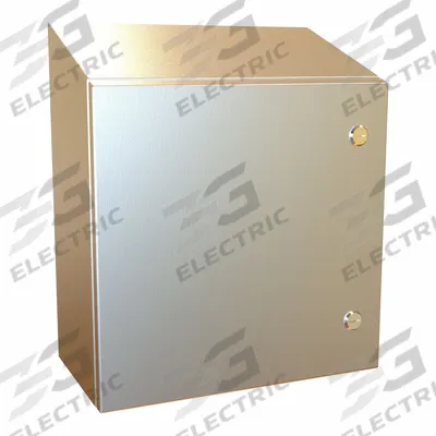 HAMMOND Electrical Enclosure: 304 Stainless Steel, 16 in x 16 in x 8 in, NEMA 12/13/3R/4/4X - Stainless Steel Enclosures