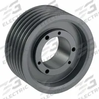 APPROVED VENDOR V-Belt Pulley: 3V600, 6 Groove, 6 in OD, Bushed Bore, SK, For 3V/3VX Belt Section (MPN 63V600SK). Key specifications — Pulley Industry Number: 3V600; Pitch Diameter: 6 in (3V); For Belt Section (broad, with similar types): 3V or 3VX.