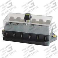 BATTERY DOCTOR Fuse Block: Battery Doctor, 12V Electrical Systems, Black, RoHS (MPN 30111)