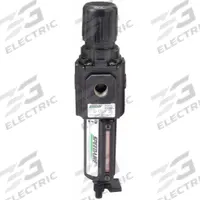 SPEEDAIRE Filter-Regulator: Intermediate Duty Series, 3/8 in NPT, 120 cfm, 40 micron, Manual Drain (MPN 4ZK88). Key specifications — attr109419: SPEEDAIRE; attr109429: Aluminum; attr109463: No; attr109467: Rubber; attr109468: Intermediate Duty.