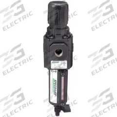SPEEDAIRE Filter-Regulator: Intermediate Duty Series, 3/8 in NPT, 120 cfm, 40 micron, Manual Drain (MPN 4ZK88). Key specifications — attr109419: SPEEDAIRE; attr109429: Aluminum; attr109463: No; attr109467: Rubber; attr109468: Intermediate Duty.