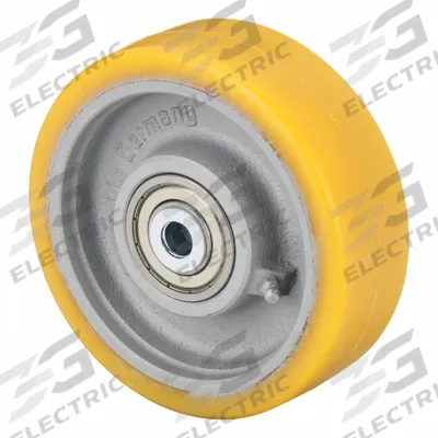 APPROVED VENDOR Caster Wheel: 5 7/8 in Wheel Dia., 2 in Wheel Wd, Polyurethane - Polyurethane Tread on Iron Core Wheels