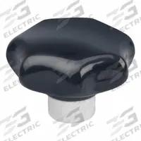 JW WINCO Plastic Hand Knobs with Steel Hub: 7 Point, Plastic w/ Steel Thread, 1/2"-13 Thread (MPN 8TC91/E). Key specifications — Brand: JW WINCO.