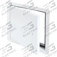 TOUGH GUY Access Door: 16 in Ht, 16 in Wd, Piano Hinge, Exposed Flange, Aluminum, Powder Coated (MPN 2VE91). Key specifications — Brand: TOUGH GUY; Hinge Type: Piano; Mounting Location: Ceiling; Flange Type: Exposed; Material: Aluminum.
