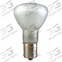 APPROVED VENDOR Incandescent Bulb: Incandescent, Single Contact Bayonet (BA15s), (R) Reflector, R12 (MPN 1385). Key specifications — Light Color: White; Trade Number: 1385; Voltage: 28V AC; Brand: APPROVED VENDOR; Bulb Shape: R12.