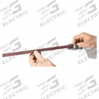 DYNABRADE Contact Arm: 1/2 in Belt Wd, 34 in Belt Lg, Dynafile Series, 5/8 in Wheel Dia, Crowned (MPN 11179). Key specifications — attr1320326: 14000; attr1320321: Crowned; attr1320325: 11179; attr1320329: DYNABRADE; attr1320328: No.