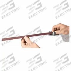DYNABRADE Contact Arm: 1/2 in Belt Wd, 34 in Belt Lg, Dynafile Series, 5/8 in Wheel Dia, Crowned (MPN 11179). Key specifications — attr1320326: 14000; attr1320321: Crowned; attr1320325: 11179; attr1320329: DYNABRADE; attr1320328: No.
