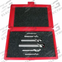 CLEVELAND Spotting and Centering Drill Set: 6 Pc, 1/4 in to 1 in, 90°, High Speed Steel (MPN C24173). Key specifications — attr1301272: CLEVELAND.