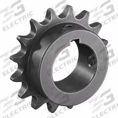 TSUBAKI Single Strand Sprocket: 40, For 1/2 in Chain Pitch, 1 1/4 in Bore Dia, 16 Teeth, Steel (MPN 40B16F-1 1/4). Key specifications — Brand: TSUBAKI.