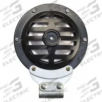 WOLO Electric Horn: 24-48V DC, High Tone, Electric, Black, Painted, 115 dBA Sound Level - Max (MPN 372LC-24/48). Key specifications — Type: High Tone; Brand: WOLO; Compatible Vehicle Type: Material Handling Equipment; Finish: Painted; Includes: Mounting Bracket; Color: Black.