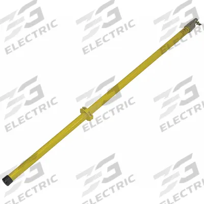 HDE 4' Fixed Lngth Fbrgls Hotstick: Fixed Lg, 4 ft to 4 ft, 500 kV Max. Volt Rating - High-Voltage Hot Sticks