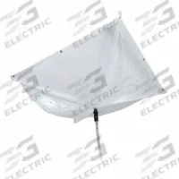 PIG Leak Diverter Tarp: 10 ft Lg, 10 ft Wd, Straps Leak Diverter Mounting, Polyester/PVC, Clear (MPN TLS464-TR). Key specifications — Diverter Material: Polyester; Diverter Color: Clear; Leak Diverter Mounting Style: Straps; Brand: PIG.