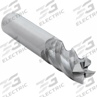 APPROVED VENDOR Square End Mill: Carbide, 4 Flute, 1" Mill Dia, 1-1/2" LOC, 4" OAL (MPN 284-000330) - Fast-Cutting Carbide Square End Mills