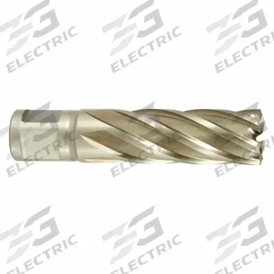 CLE-LINE Cobalt Annular Cutter: 1 3/16 in Cutter Dia, 2 in Max Cutting Dp - Cobalt Annular Cutters for Hard Materials