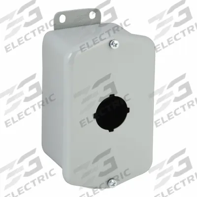 HOFFMAN Push Button Enclosure: 30mm, 1 Holes, Carbon Steel - Enclosures for 30mm Operators