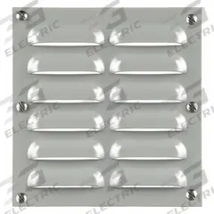 WIEGMANN Louvered Vent Kit: Louver Plate Kit, Carbon Steel, 5.6 in Overall Ht, 5.5 in Overall Wd (MPN WAVK0404). Key specifications — Brand: WIEGMANN; Manufacturer Part Number: WAVK0404.