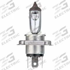 APPROVED VENDOR Halogen Bulb: Halogen, Prefocus (P43t-38), (T) Tubular, T4-5/8, H4, 13.2V AC (MPN H4-60/55W). Key specifications — attr927749: 13.2V AC; attr927707: Prefocus (P43t-38); attr927706: APPROVED VENDOR; attr927713: T4-5/8; attr927747: H4.