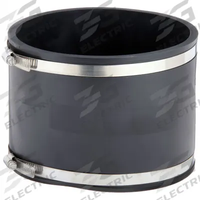 APPROVED VENDOR Flexible Pipe Straight: PVC, For 4 in Pipe, Clay, 4 in Overall Lg - Flexible Transition Pipe Fittings