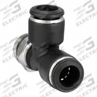 LEGRIS Push-Fit Wye Fitting: 10 mm OD x 10 mm OD x 12 mm OD Size, Polymer, 60 mm Overall Lg, Black (MPN 3142 10 12). Key specifications — Brand: LEGRIS.