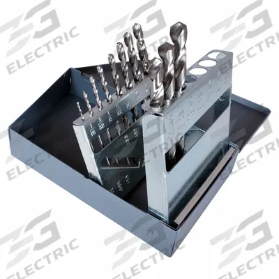 CLE-LINE Jobber Length Drill Bit Set: 11 Pc, 1/16" to 3/8" by 32nds, 118° Point - General Purpose High-Speed Steel Jobber-Length Drill Bit Sets