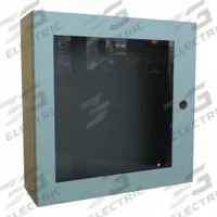 HAMMOND Electrical Enclosure: Steel, 20 in x 20 in x 6 in, NEMA 12/3R/4, Solid with Window Cover (MPN EN4SD20206WGY). Key specifications — Closure Method: 1/4-Turn Latch; Brand: HAMMOND; Knockouts: Not Included.