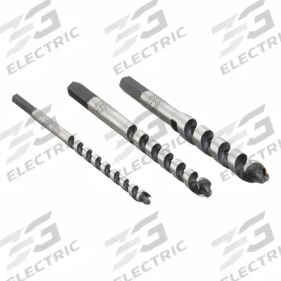 IRWIN Auger Drill Bit Sets: 7 1/2 in Overall Lg, 3/16 in_5/16 in Shank Hex Size