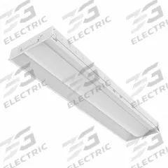 DAYBRITE LED Troffer: 4 ft Lg, 1 ft Wd, 4,200 lm, 3500K, 29.9 W, 120/277V AC, No Sensor (MPN 1FGXG42B835-4-FS-UNV-DIM). Key specifications — attr1261884: 120/277V AC; attr1261878: DAYBRITE; attr1261883: (2) Lamp T8; attr1261870: 3500K; attr1261880: Yes.