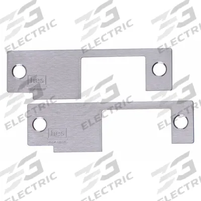 HES Electric Strike Faceplate: 1 1/4 in Wd - Electric Strike Faceplates