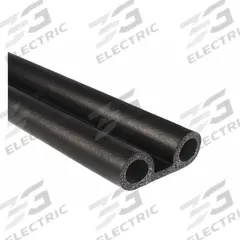 TRIM LOK INC Weather Seal: Double Bulb, Self-Adhesive Mounting, Std, EPDM, 25 ft Overall Lg, Black (MPN X1145HT-25). Key specifications — Color: Black; Mounting Style: Self-Adhesive; Seal Shape: Double Bulb; Brand: TRIM LOK INC; Material: EPDM; Adhesive Bond: Standard.