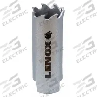 LENOX Hole Saw: 1 in Saw Dia., 3 Teeth per Inch, 1 7/8 in Max. Cutting Dp, 1/2"-20 Thread Size (MPN LXAH31). Key specifications — attr1098070: 3; attr1098087: LENOX; attr1098073: 1/2"-20.