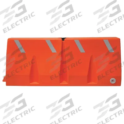 APPROVED VENDOR Traffic Barrier: 24 in Overall Ht, 62 1/4 in x 24 in, Diamond, Reflective - Jersey Barriers