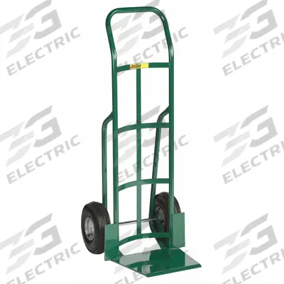 APPROVED VENDOR General Purpose Hand Truck: 800 lb, Flow-Back Handle, Green, Steel - Easy-Load Hand Trucks
