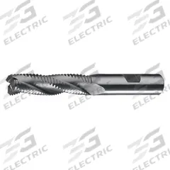CLEVELAND Roughing End Mill: Cobalt, 4 Flute, Coarse Pitch, 1/2" Mill Dia, 3" LOC, 5" OAL (MPN C30732)