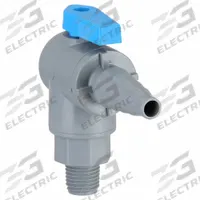 APPROVED VENDOR Manual Two-Way Ball Valve: 1/4 in, PVC, Angle, MNPT x Barb, Full Port Ball Port (MPN PVC 657-4MTB-F). Key specifications — Brand: APPROVED VENDOR.
