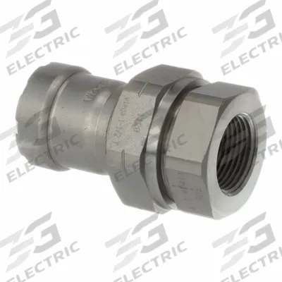 VIEGA MEGAPRESS Crimp Union Fitting: 1 in Pipe x 1 in Pipe Size, Press-fit x FNPT - Gas Steel Press Pipe Fittings