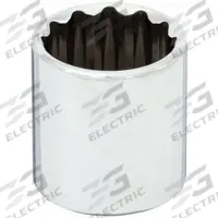 WESTWARD Socket: Metric, 3/8 in Drive Size, 24 mm Socket Size, 12-Point, Std, Chrome, Socket (MPN 53YT32). Key specifications — attr1204417: WESTWARD; attr1204392: Chrome.