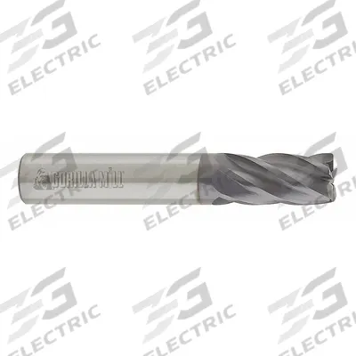APPROVED VENDOR Corner Radius End Mill: Carbide, GMX-35 Coated, 4 Flute, 1/2" Mill Dia - Fast-Cutting Carbide Corner-Radius End Mills for Stainless Steel & Super Alloys