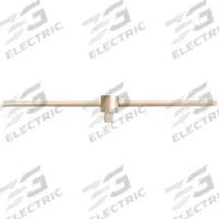 AMPCO Sliding Bar: 1/2 in Drive, 12 in Lg, Smooth Grip, Aluminum Bronze, Unfinished (MPN T-1/2). Key specifications — attr1205663: Unfinished; attr1205652: AMPCO; attr1205649: Smooth; attr1205662: Aluminum Bronze.