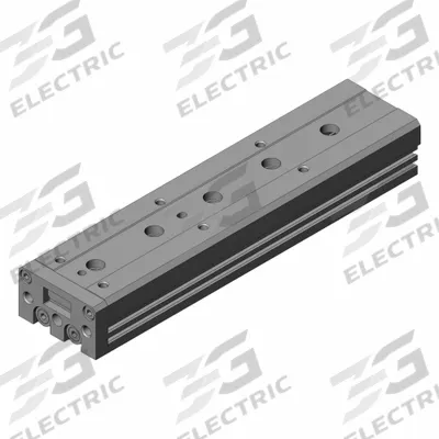 SMC Air Slide Table: 100 mm Stroke Lg, 12 mm Bore Dia, Mfr Part # MXS12-100 - Pneumatic Slide Tables