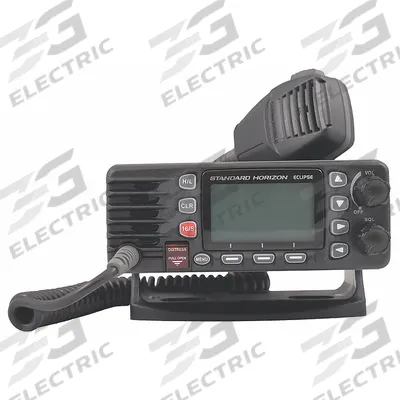 STANDARD HORIZON Vehicle-Mounted Two-Way Radio: VHF, Analog and Digital, DSC, 25 W, 66 Channels - Vehicle-Mounted Marine Radios
